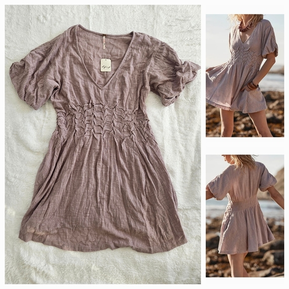 Free People One of A Kind Mini Mauve - Picture 1 of 10